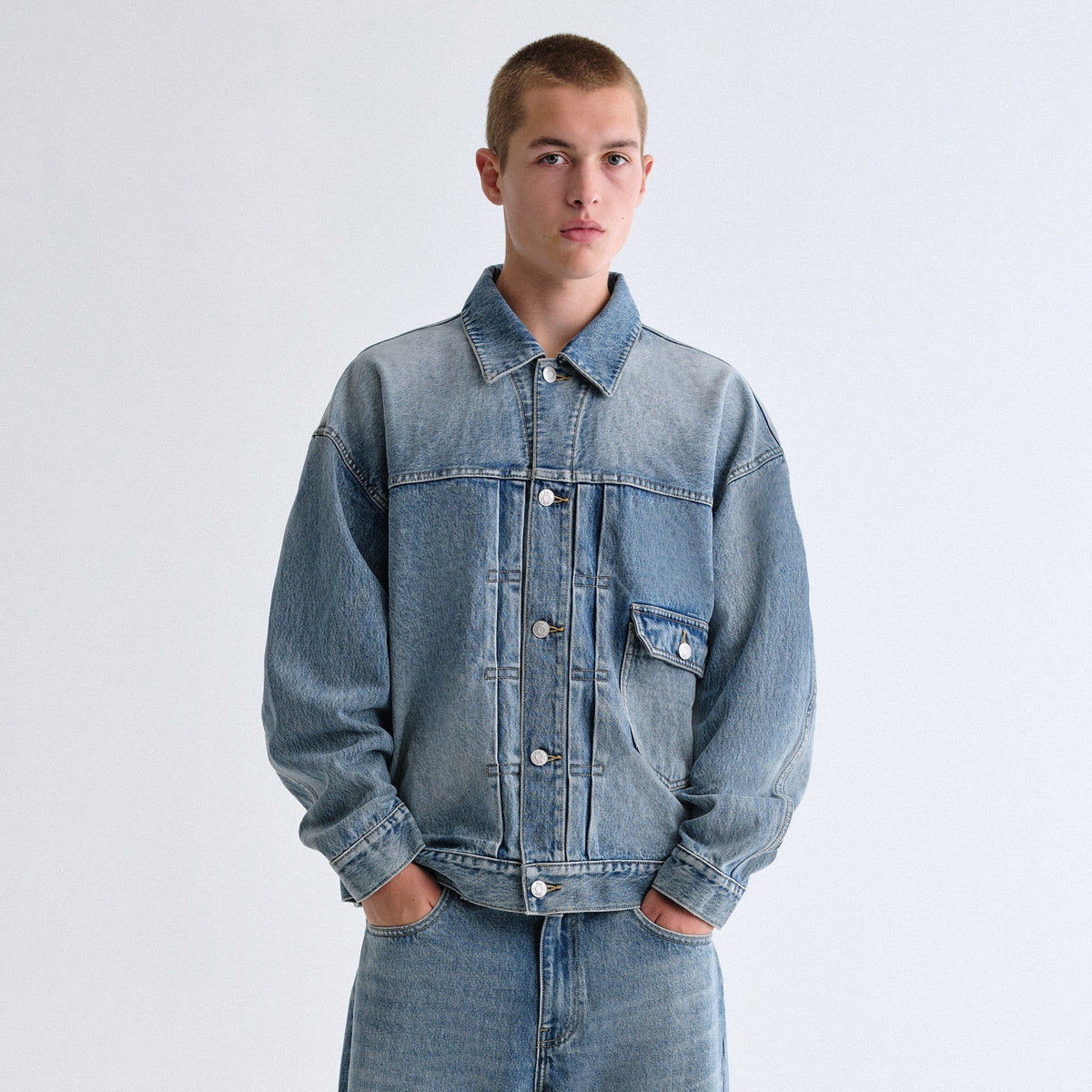 Kith Alonzo Denim Jacket - Mid Indigo