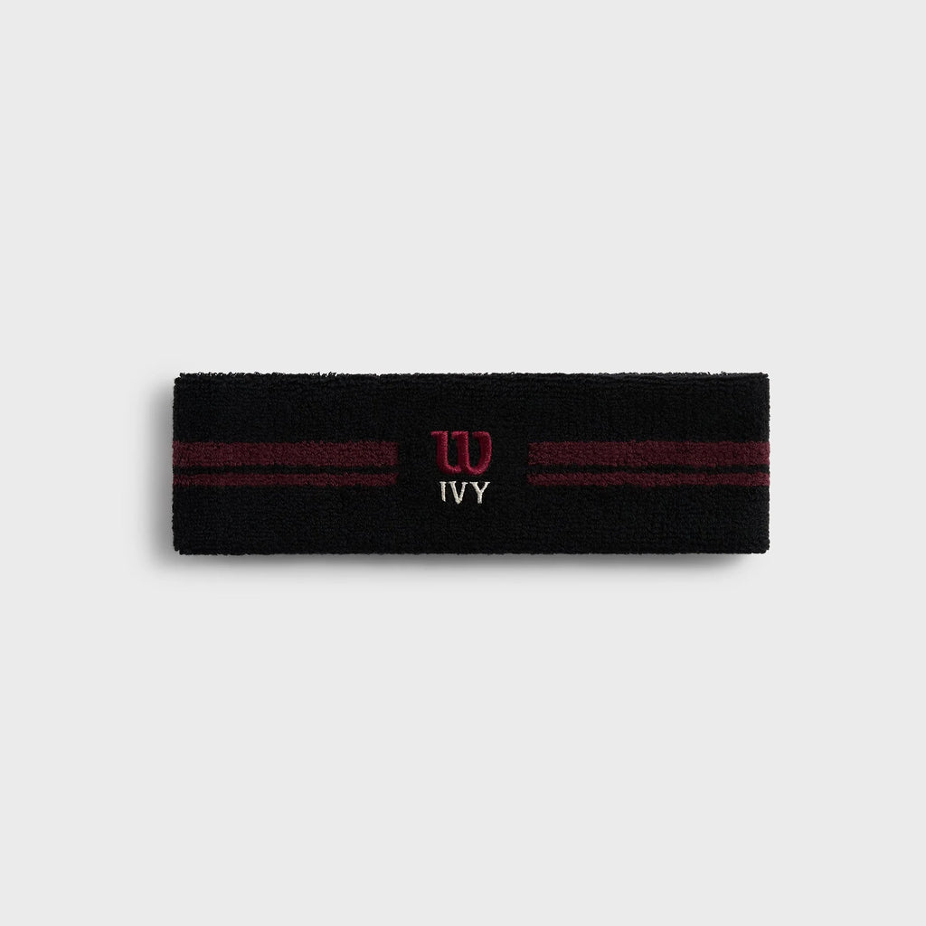 Kith Ivy for Wilson Terry Stripe Headband - Black