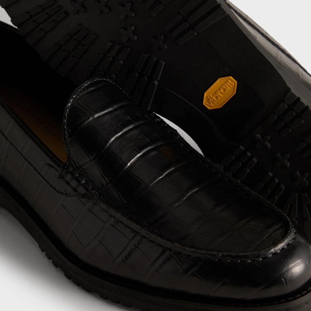 8th St by Ronnie Fieg for Clarks Originals Bristol Loafer - Black Croc