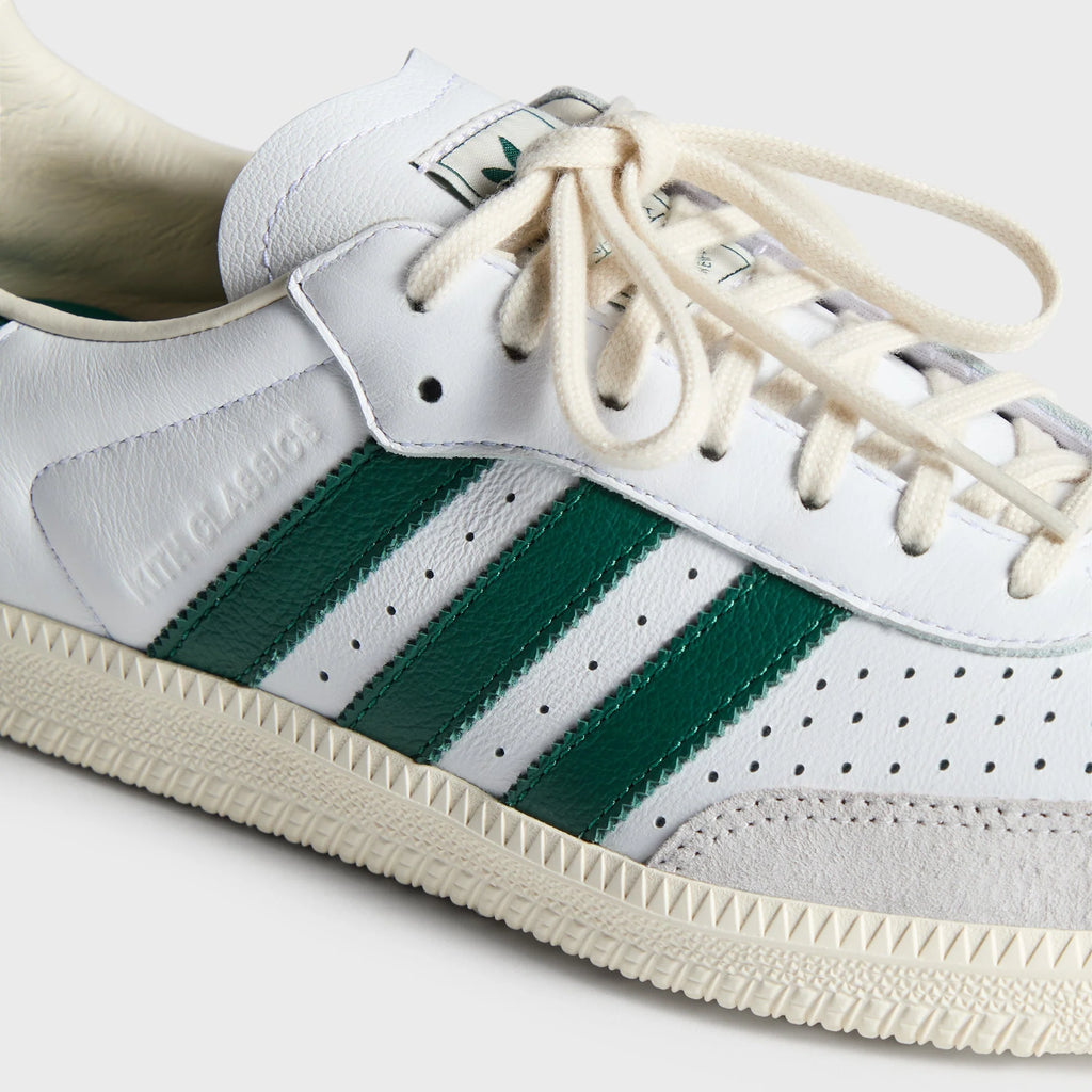 Kith Classics for adidas Originals Samba - White / Collegiate Green / Off White