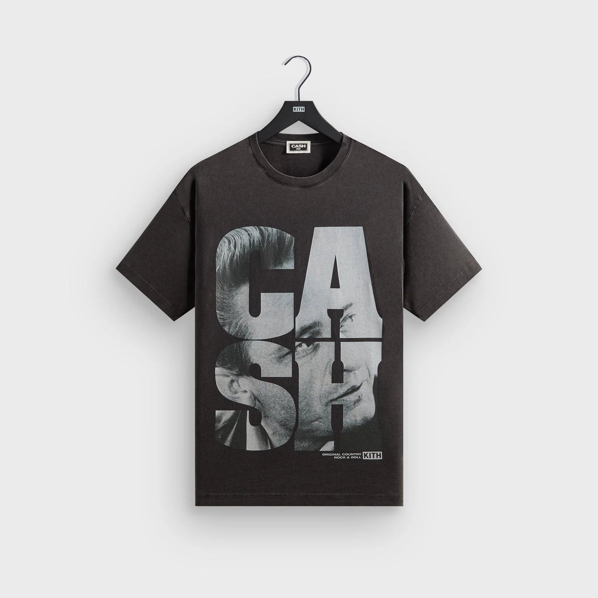 Kith Records for Johnny Cash Rock N Roll Vintage Tee - Black