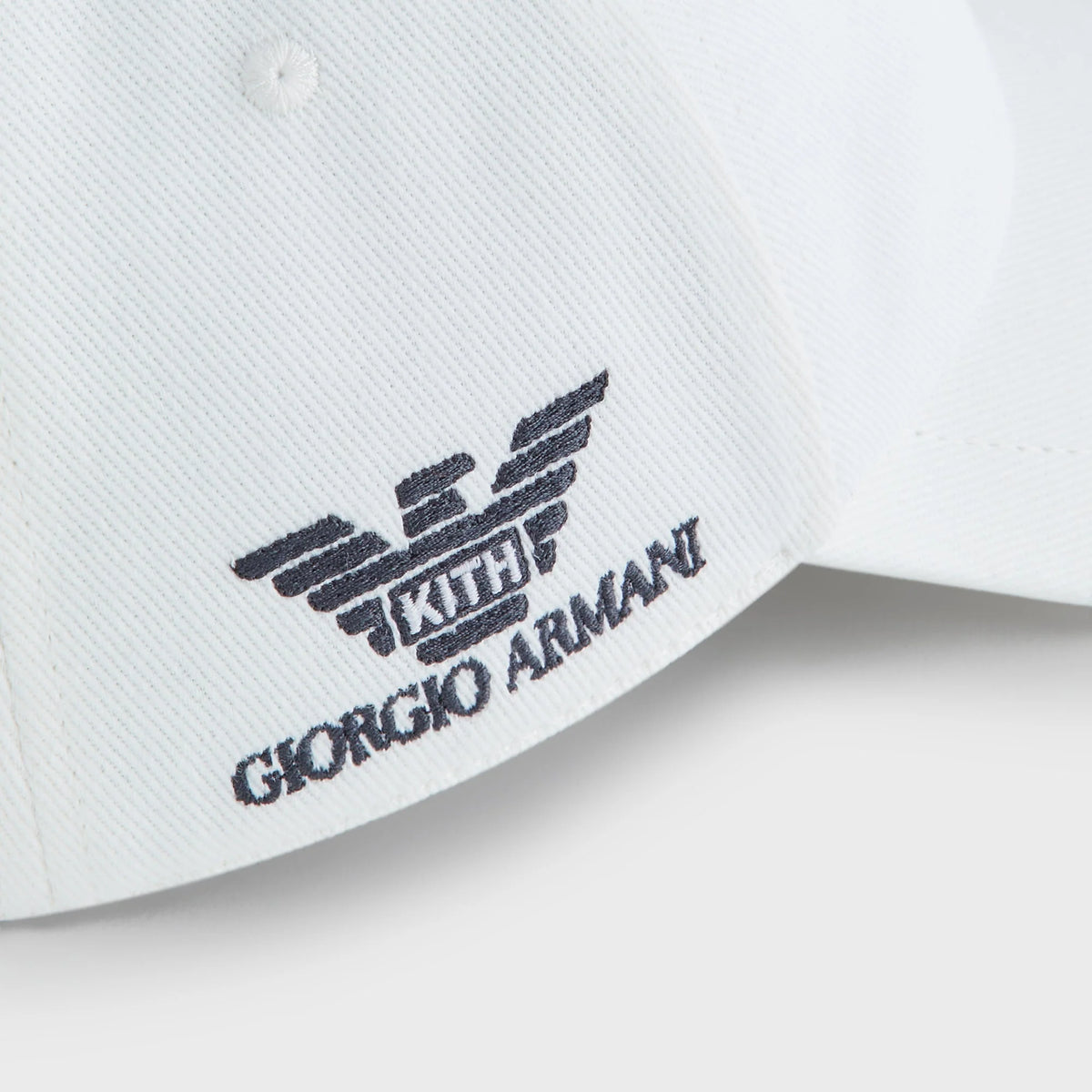 Giorgio Armani & Kith Forte dei Marmi Classic Cap - White