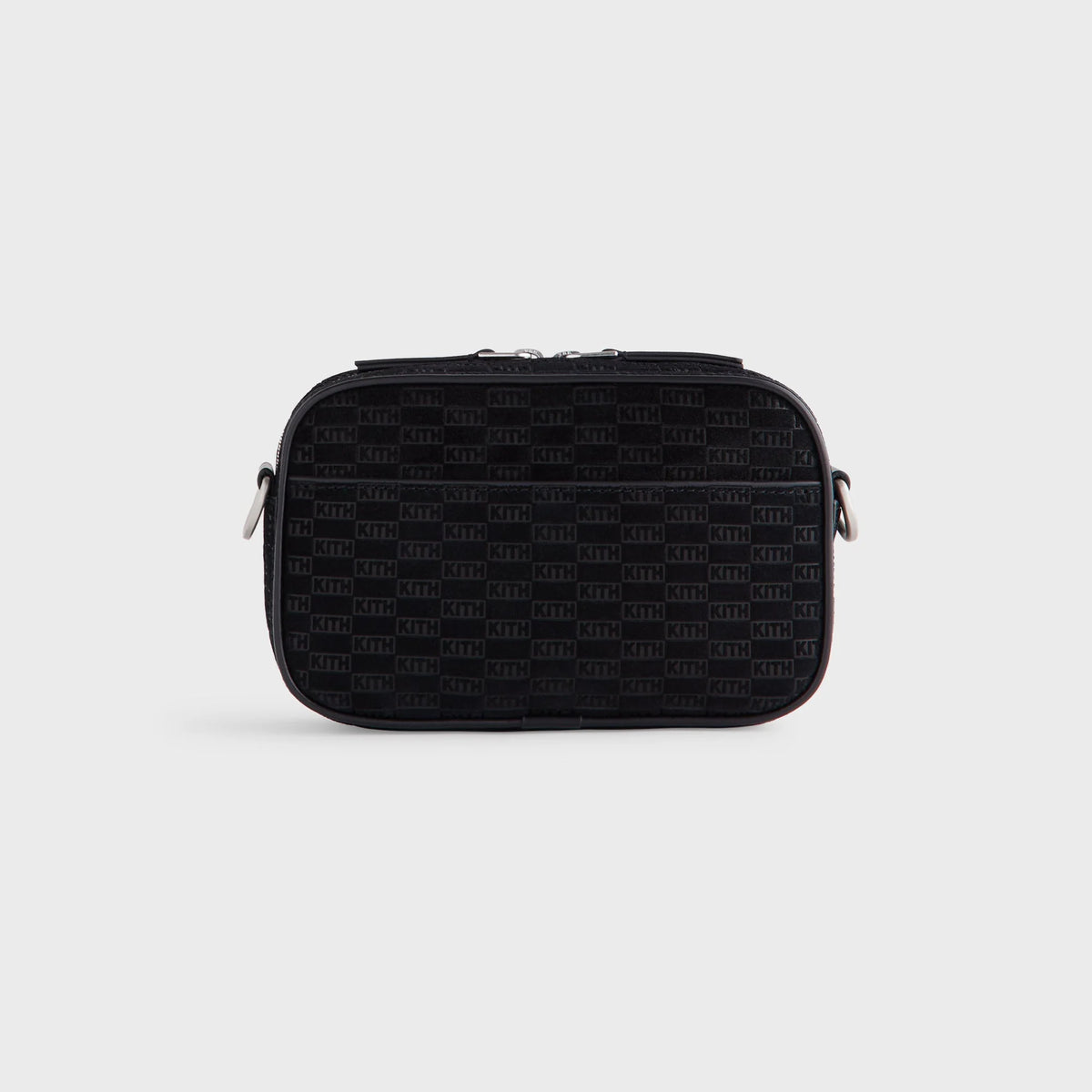 Kith Monogram Suede Crosswalk K20 Bag - Black