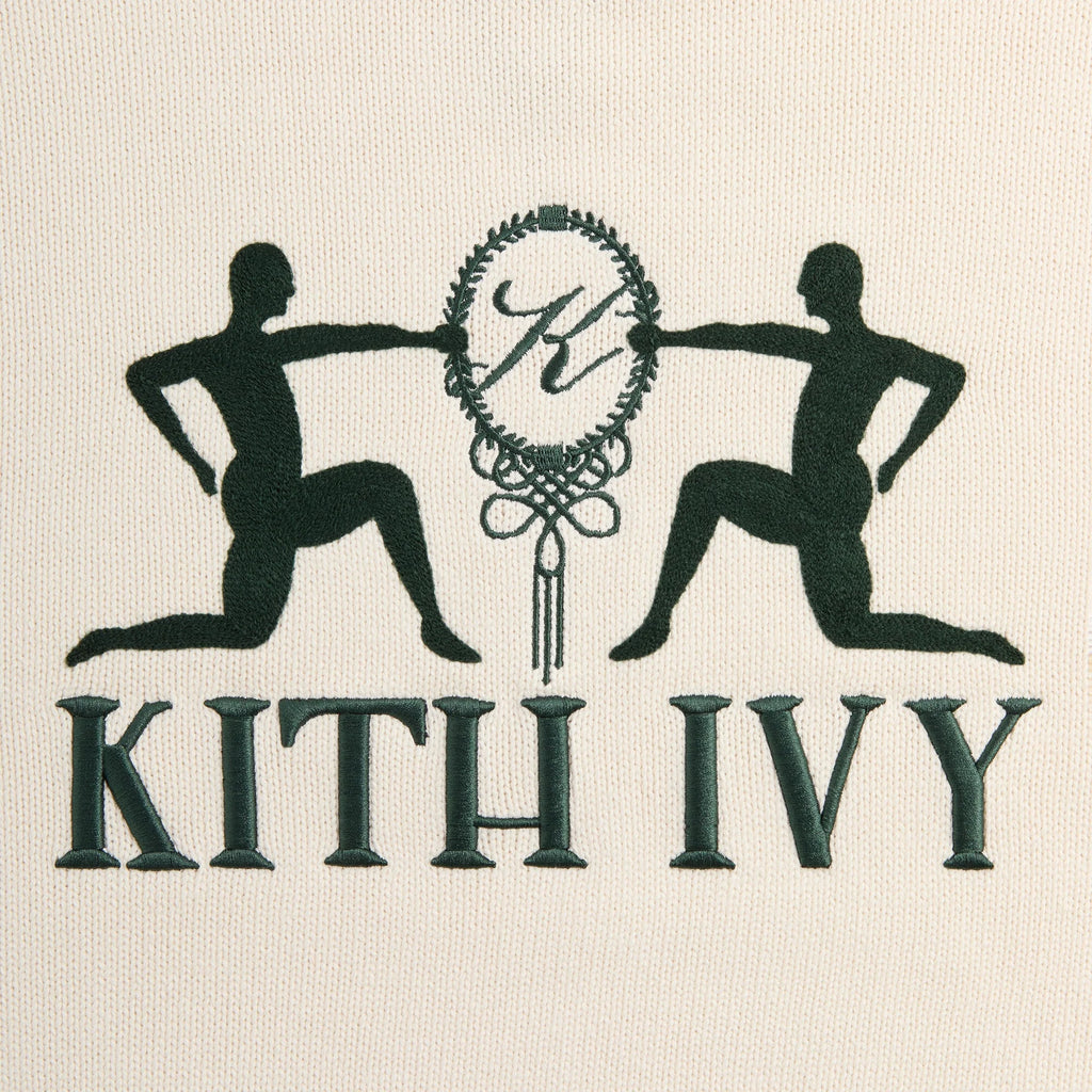 Kith Ivy Emblem Crewneck Sweater - Sandrift