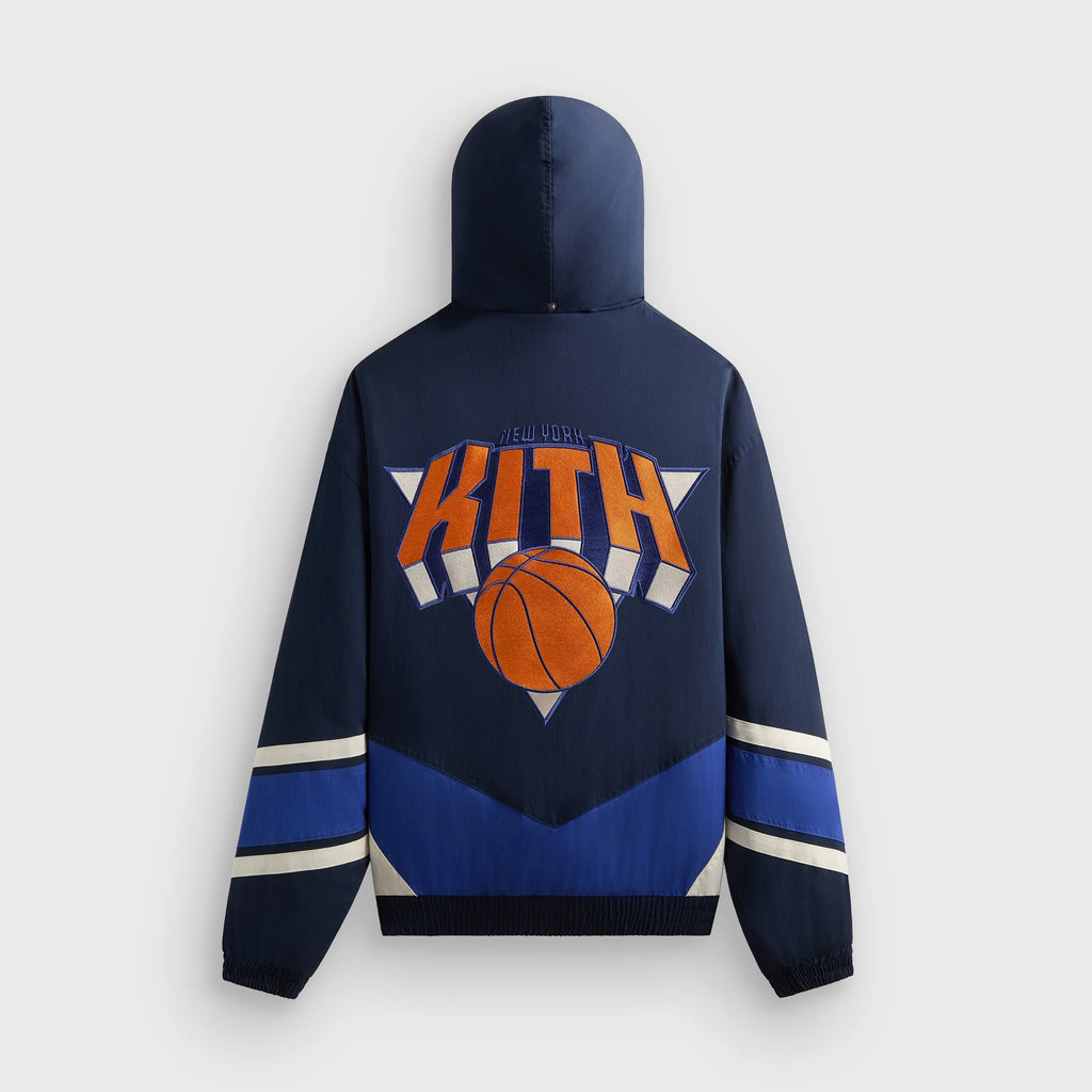 Kith for the New York Knicks Padded Nylon Jacket - Nocturnal