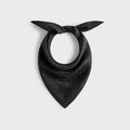 Giorgio Armani & Kith Monogram Jacquard Silk Bandana - Black